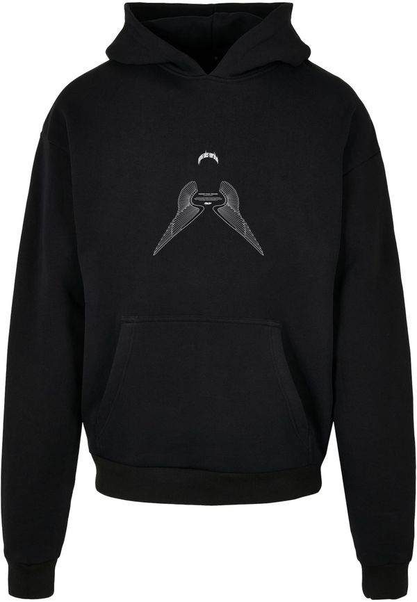MJ Gonzales MJ Gonzales Sweater majica 'Higher Than Heaven'  crna / bijela