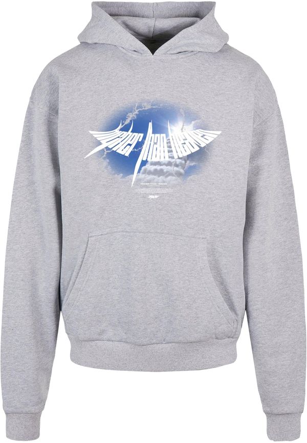 MJ Gonzales MJ Gonzales Sweater majica 'Higher Than Heaven'  plava / siva / siva melange / bijela