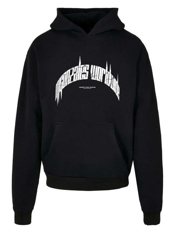 MJ Gonzales MJ Gonzales Sweater majica 'Higher Than Heaven V.3'  crna / bijela
