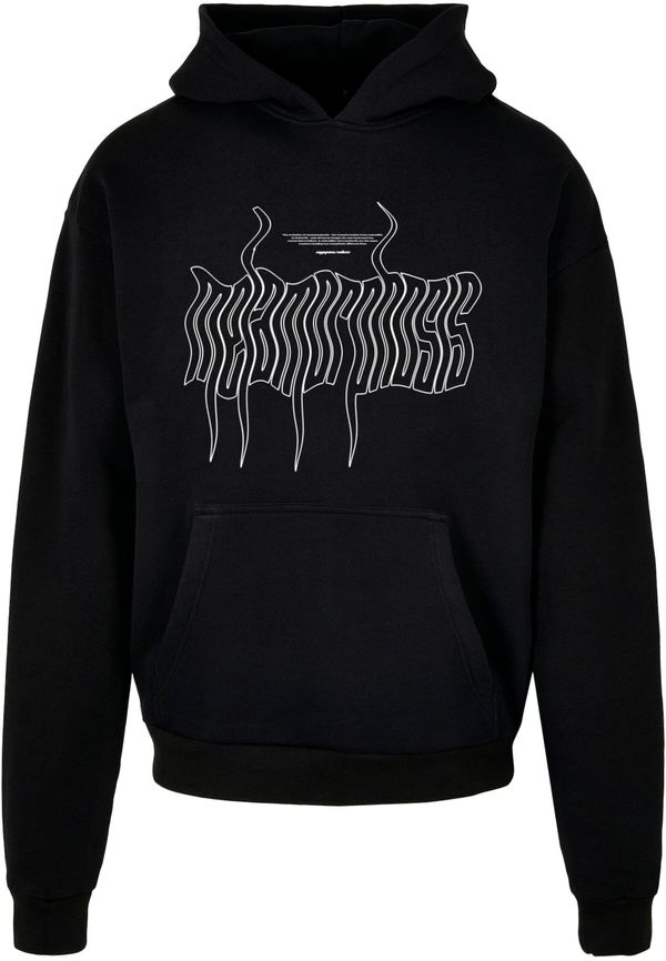MJ Gonzales MJ Gonzales Sweater majica 'Metamorphose V.1'  sivkasto plava / crna / bijela