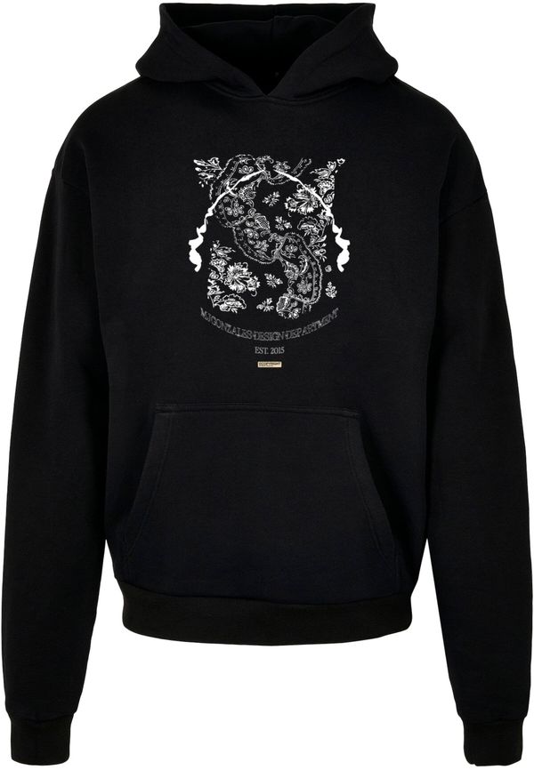 MJ Gonzales MJ Gonzales Sweater majica 'Paislay'  crna / bijela