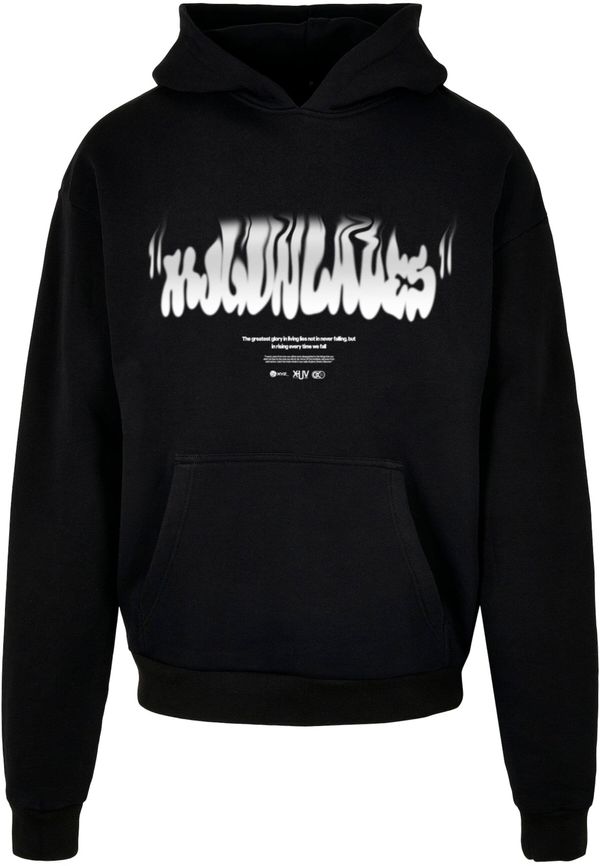 MJ Gonzales MJ Gonzales Sweater majica 'Rising'  crna / bijela