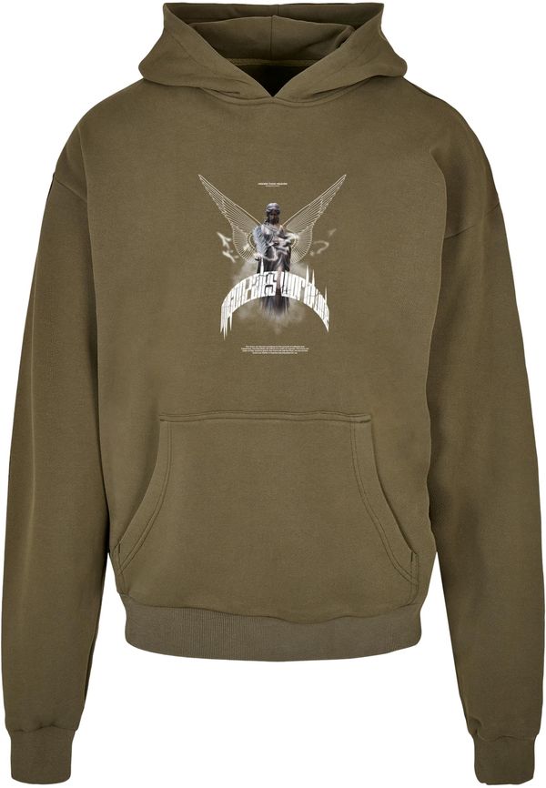MJ Gonzales MJ Gonzales Sweater majica  tamo siva / kaki / bijela