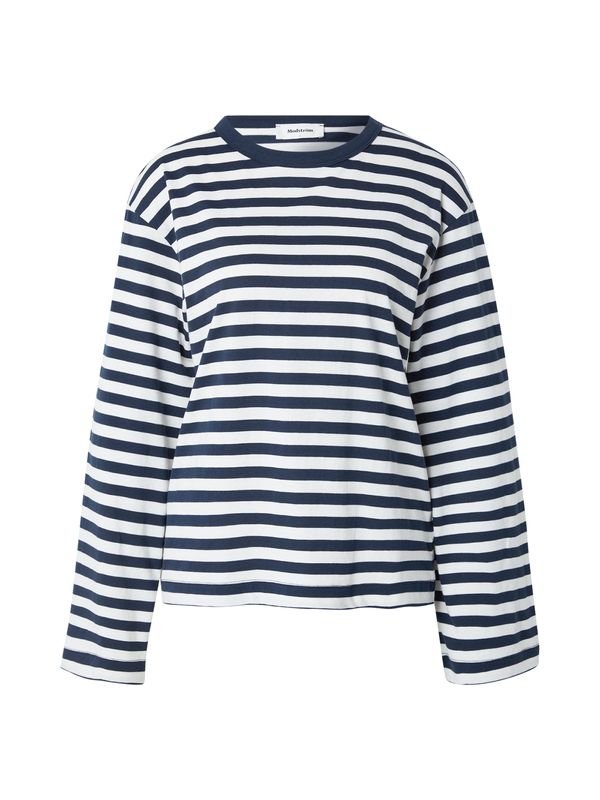 modström modström Majica 'Hellen'  mornarsko plava / bijela