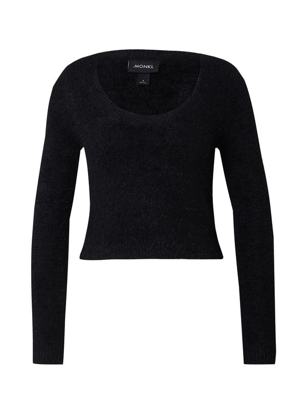 Monki Monki Pulover  crna