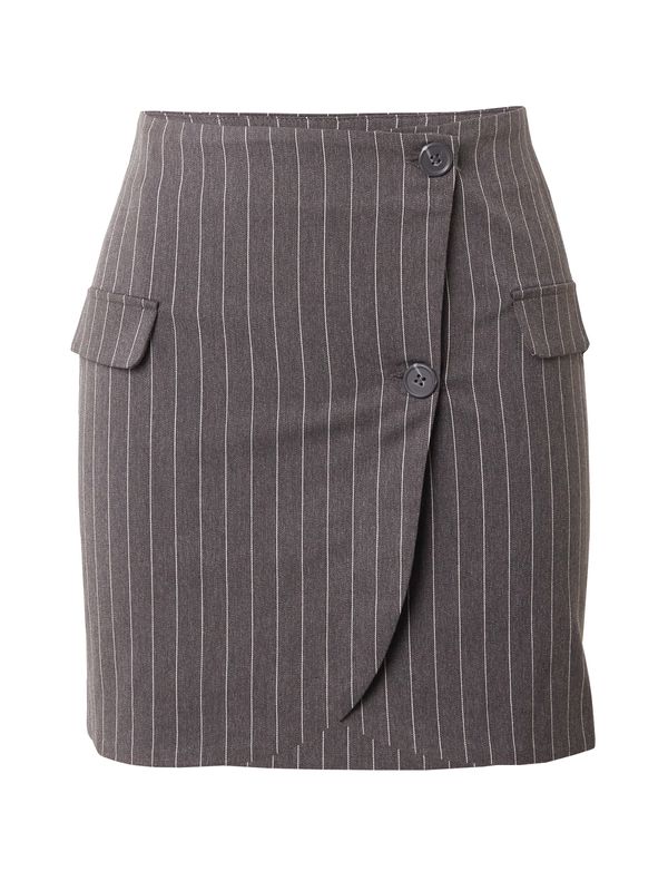 Monki Monki Suknja  taupe siva / bijela