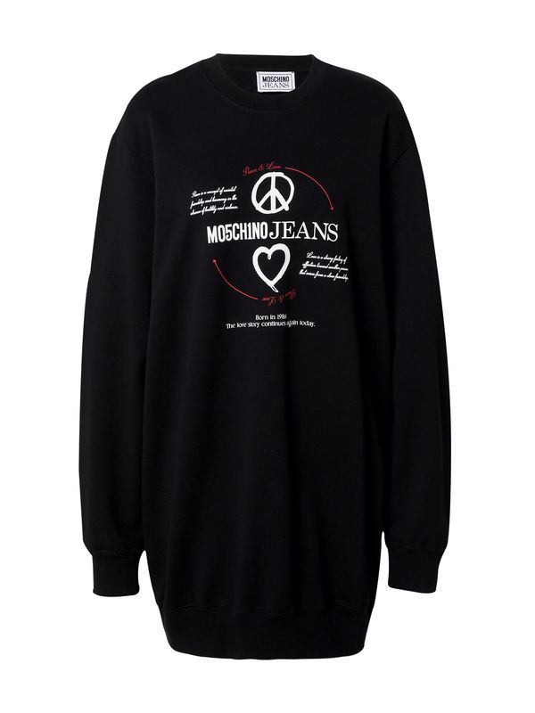 Moschino Jeans Moschino Jeans Haljina  crvena / crna / bijela