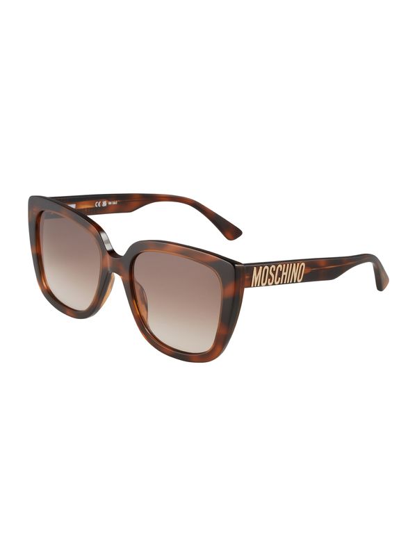 MOSCHINO MOSCHINO Sunčane naočale  smeđa / tamno smeđa / zlatna