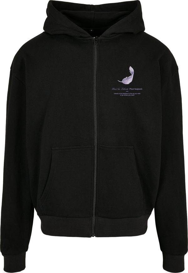 MT Upscale MT Upscale Gornji dio trenirke 'Vive La Liberte'  pastelno ljubičasta / crna
