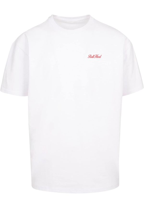 MT Upscale MT Upscale Majica 'Ball Hard'  siva / crvena / crna / bijela