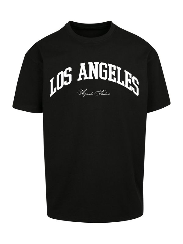MT Upscale MT Upscale Majica 'L.A. College'  crna / bijela