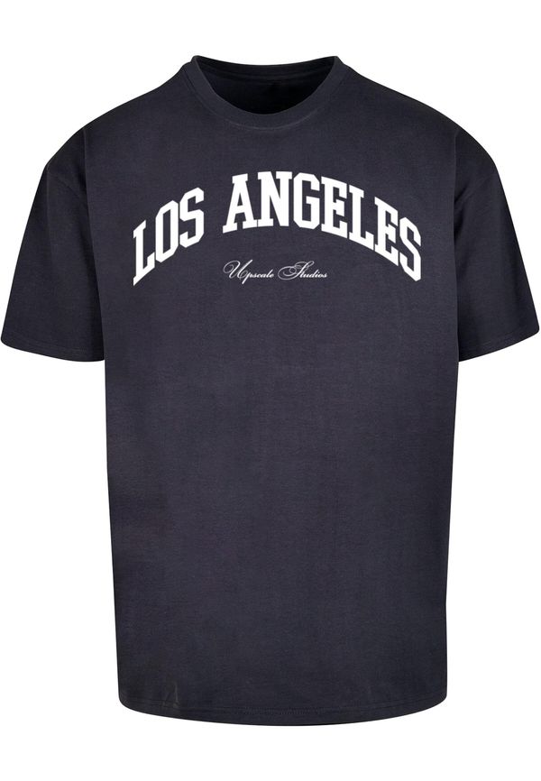 MT Upscale MT Upscale Majica 'L.A. College'  tamno plava / bijela