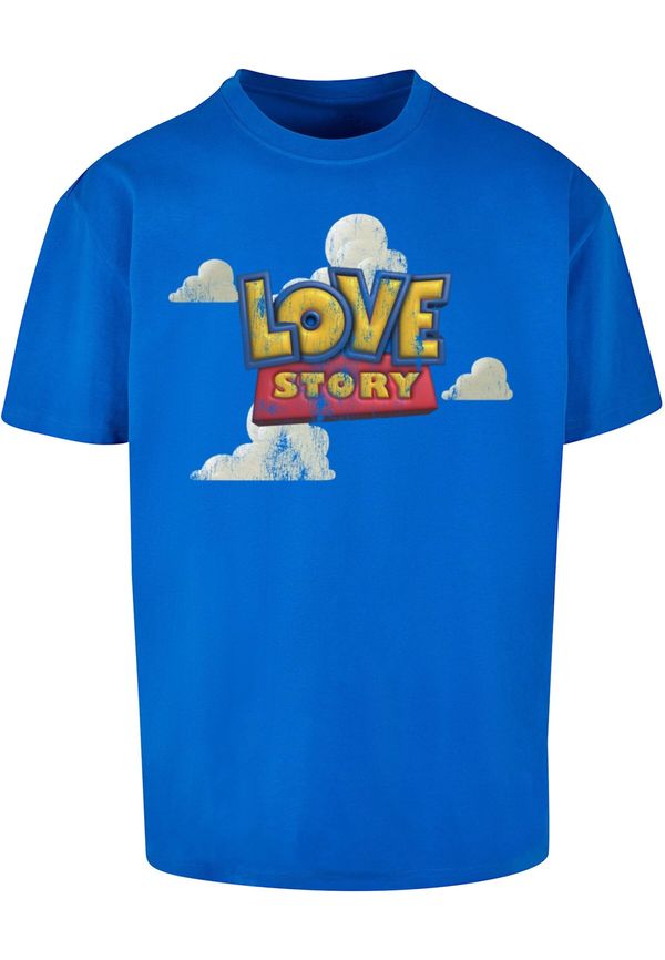 MT Upscale MT Upscale Majica 'Love Story'  plava / žuta / crvena / bijela