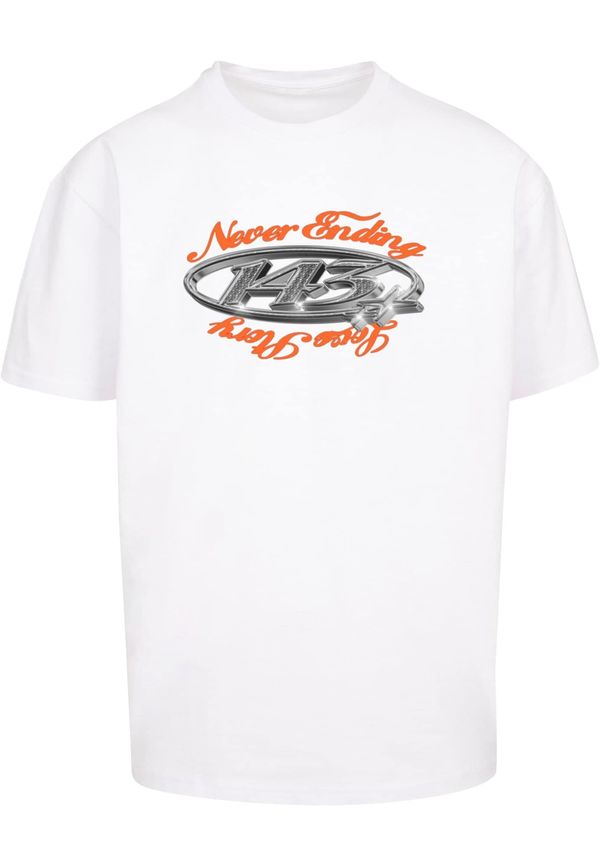 MT Upscale MT Upscale Majica 'Never ending...'  siva / narančasta / crna / bijela