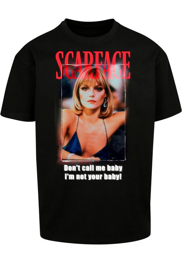 MT Upscale MT Upscale Majica ' Scarface Don't call me baby'  miks boja / crna