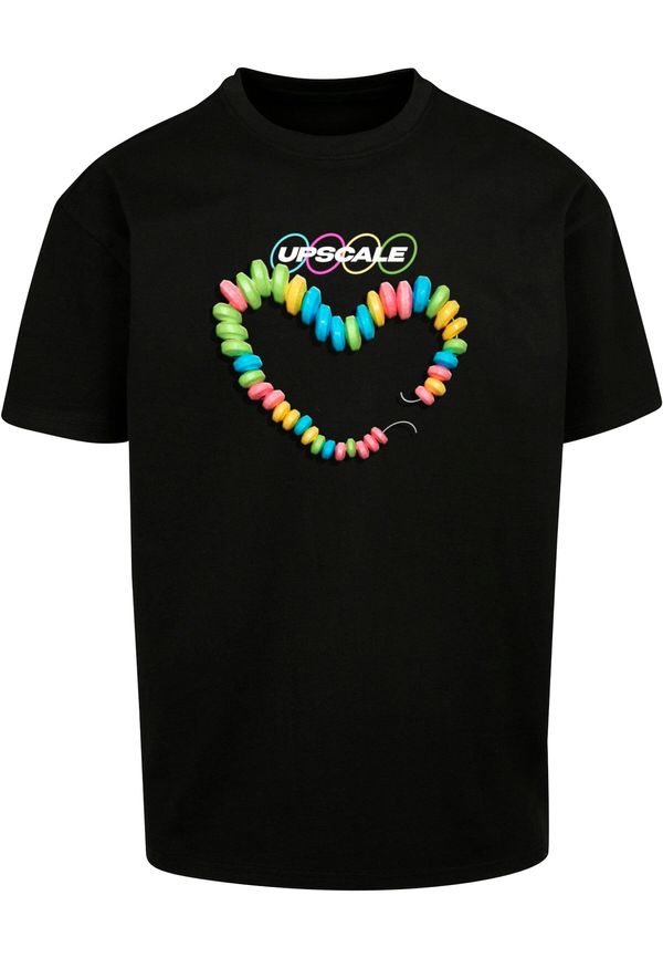 MT Upscale MT Upscale Majica 'Sweet Treats'  nebesko plava / žuta / roza / crna