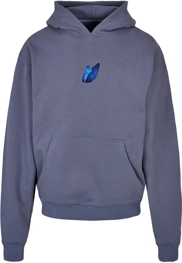MT Upscale MT Upscale Sweater majica 'Le Papillon'  plava / safirno plava / siva / bijela