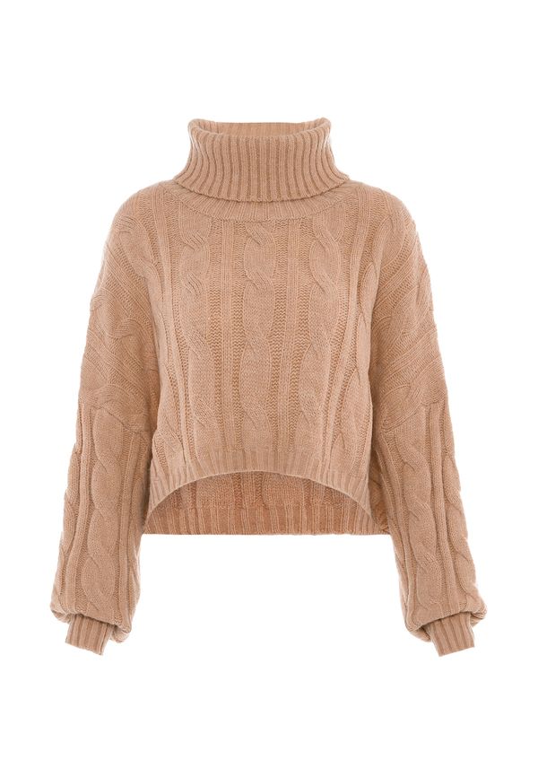 MYMO MYMO Pulover  boja devine dlake (camel)