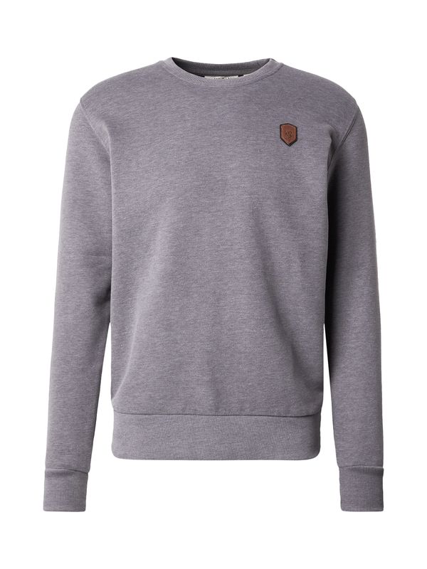 naketano naketano Sweater majica 'Rainerius'  tamo siva