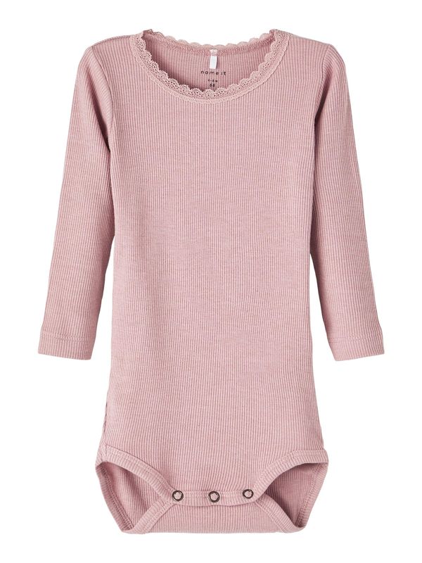 NAME IT NAME IT Dječji bodi 'Kab'  sivkasto ljubičasta (mauve)