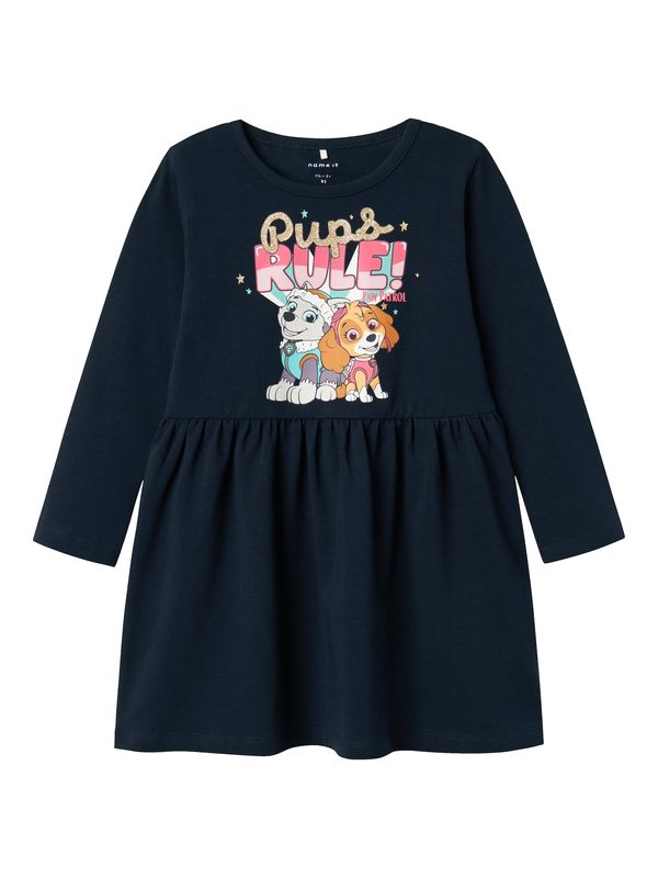 NAME IT NAME IT Haljina 'NMFDYMA PAWPATROL'  safirno plava / smeđa / svijetlosiva / roza