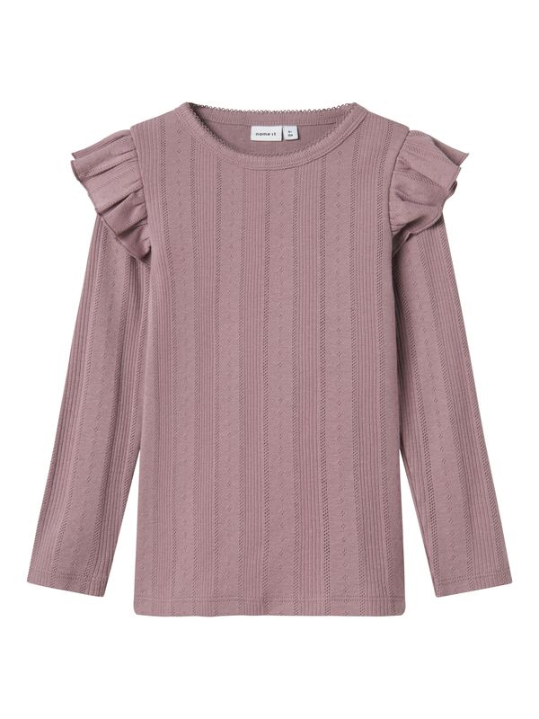 NAME IT NAME IT Majica 'NMFJULIA'  sivkasto ljubičasta (mauve)