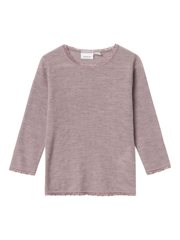 NAME IT NAME IT Majica 'WANG'  sivkasto ljubičasta (mauve)