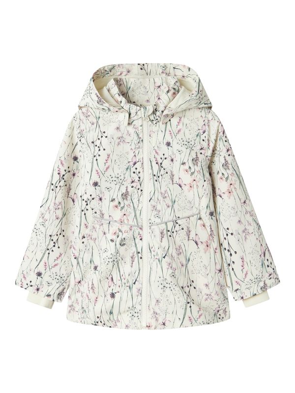 NAME IT NAME IT Prijelazna jakna 'NMFMAXI'  zelena / lila / crna / bijela