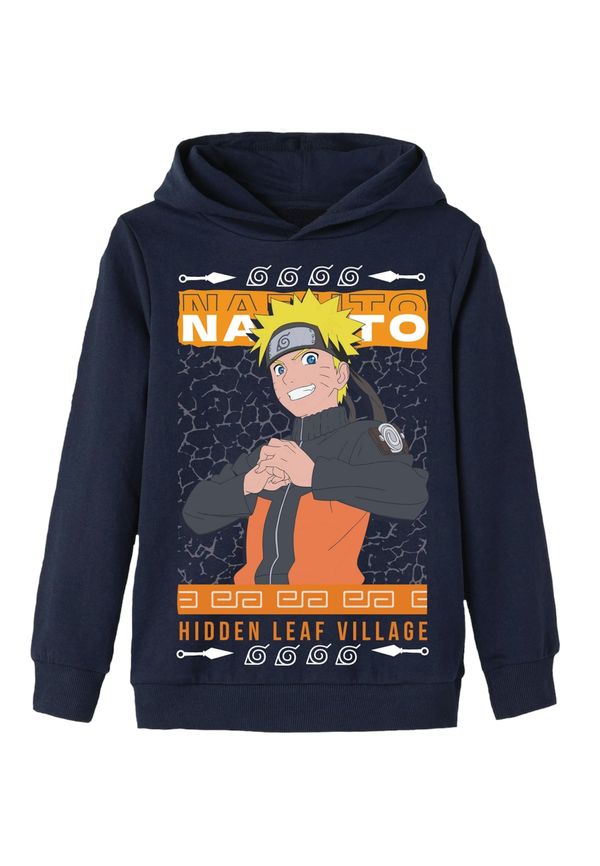 NAME IT NAME IT Sweater majica  morsko plava / grafit siva / narančasta / bijela