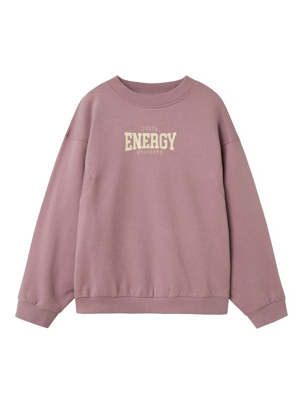 NAME IT NAME IT Sweater majica 'NKFBOIDA'  boja pijeska / sivkasto ljubičasta (mauve)