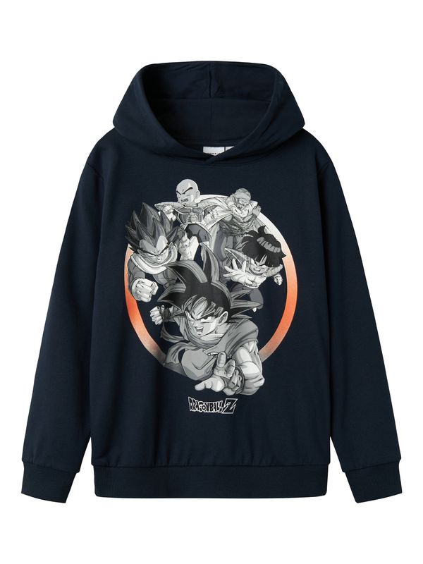 NAME IT NAME IT Sweater majica 'NKMDAF DRAGONBALL'  safirno plava / svijetlosiva / marelica