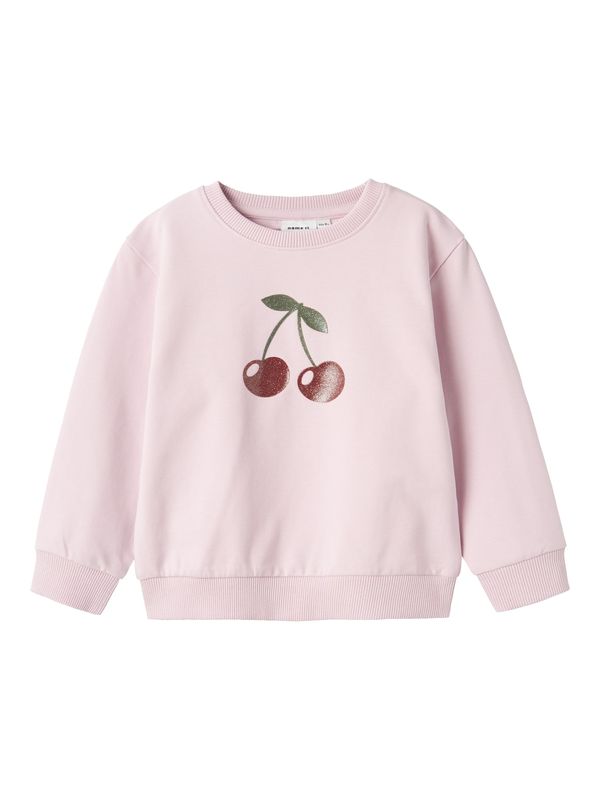 NAME IT NAME IT Sweater majica  zelena / šljiva / trešnja crvena