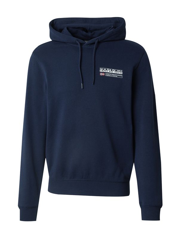 NAPAPIJRI NAPAPIJRI Sweater majica 'KASBA'  morsko plava / vatreno crvena / bijela