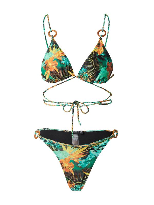 Nasty Gal Nasty Gal Bikini  tirkiz / žuta / zelena / narančasta