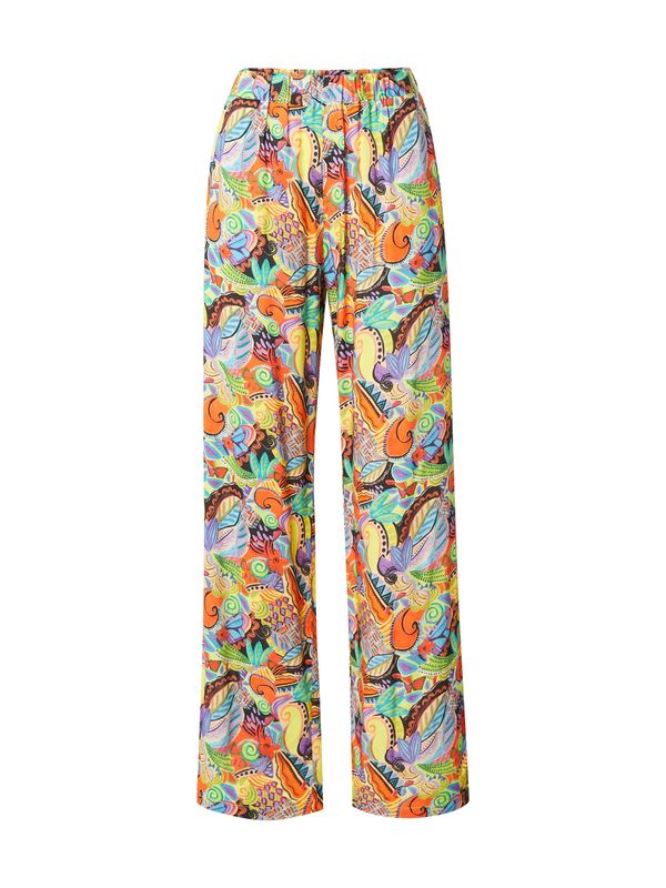 Nasty Gal Nasty Gal Hlače  svijetloplava / žuta / ljubičasta / narančasta
