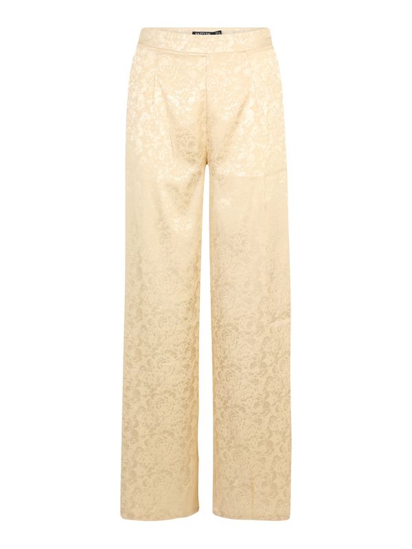 Nasty Gal Petite Nasty Gal Petite Hlače  šampanjac / zlatna