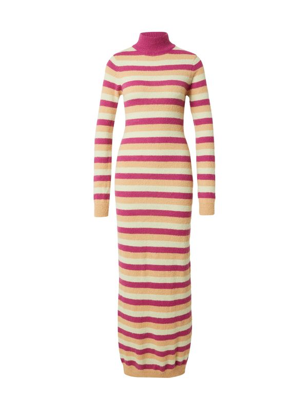 Nasty Gal Nasty Gal Pletena haljina  pastelno žuta / svijetlonarančasta / roza