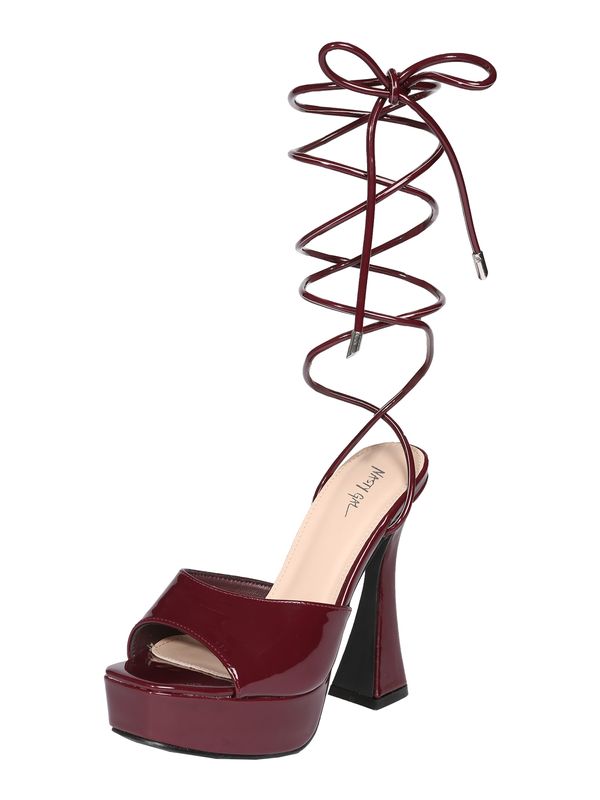 Nasty Gal Nasty Gal Sandale  burgund