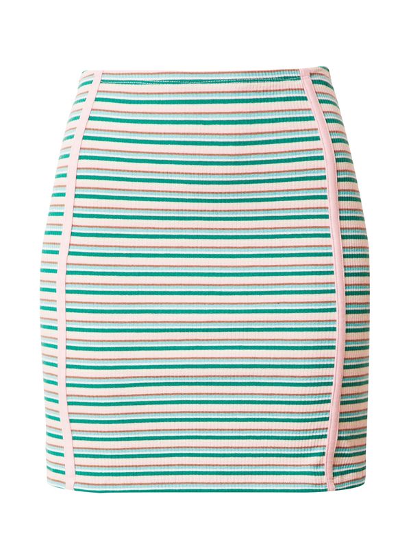 Nasty Gal Nasty Gal Suknja  bež / smeđa / zelena / pastelno roza