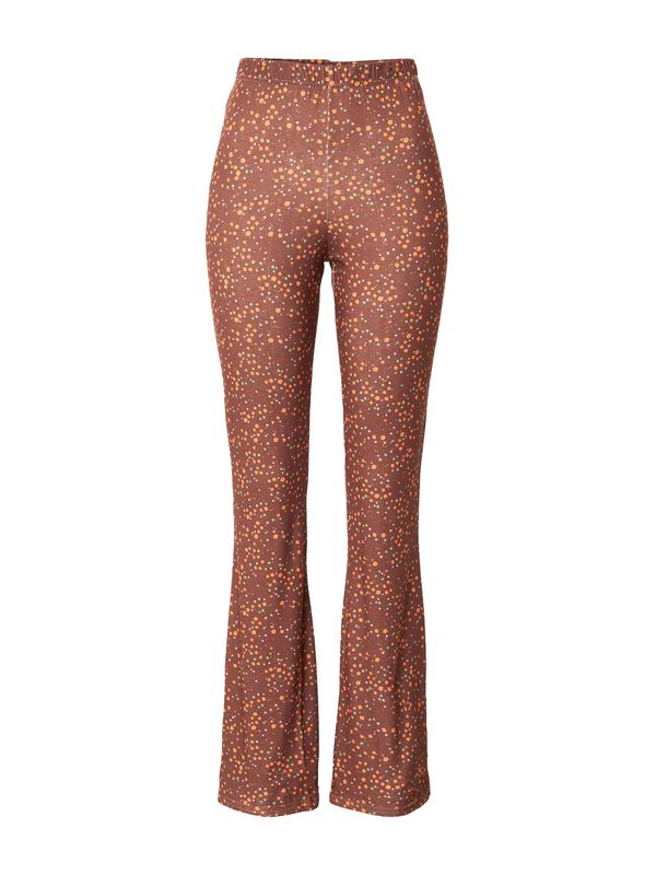 Nasty Gal Nasty Gal Tajice  smeđa / svijetlozelena / narančasta