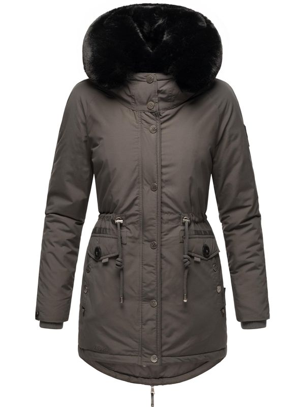 NAVAHOO NAVAHOO Zimska parka 'Sweety Deluxe'  antracit siva / crna