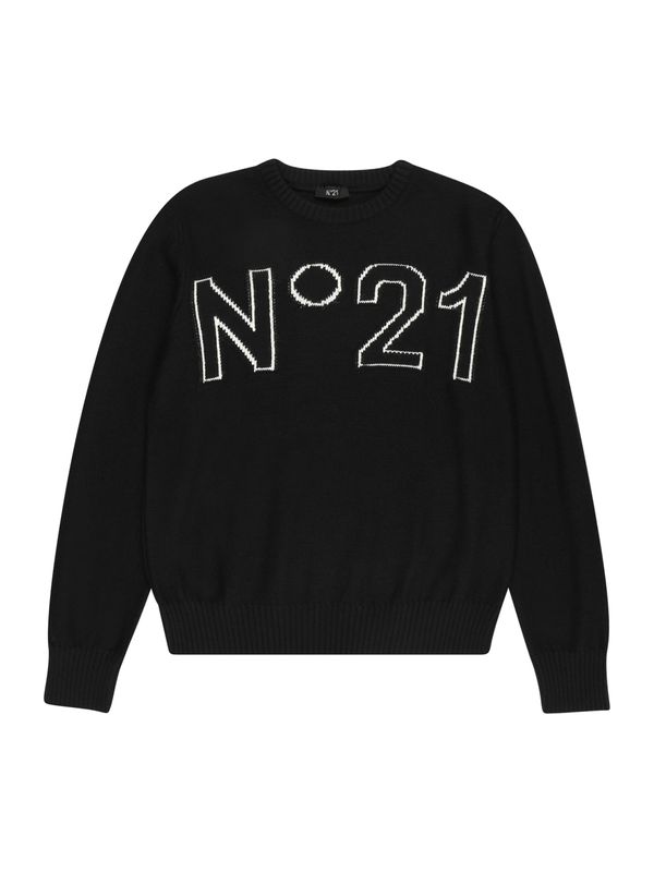 N°21 N°21 Pulover  crna / bijela