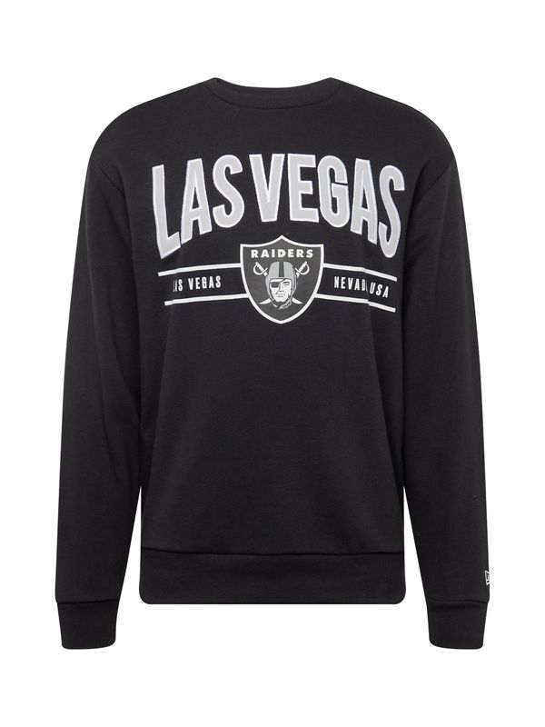 NEW ERA NEW ERA Sweater majica 'NFL WRDMRK'  dimno siva / svijetlosiva / crna / bijela