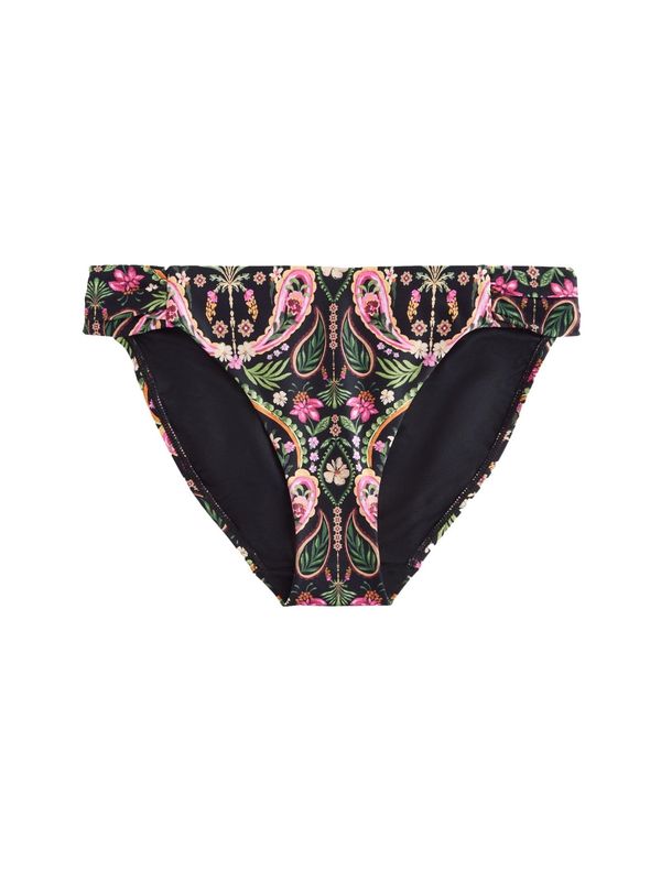 Next Next Bikini donji dio  tamno zelena / roza / crna