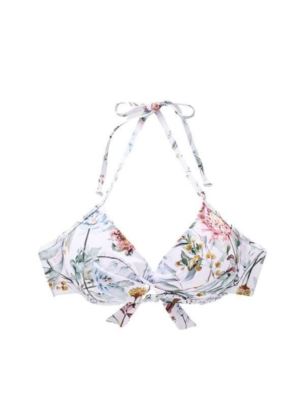 Next Next Bikini gornji dio  maslinasta / ljubičasto plava / roza / bijela