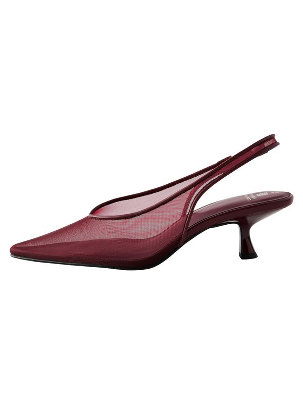 Next Next Cipele s potpeticom i otvorenom petom 'Forever Comfort®'  burgund