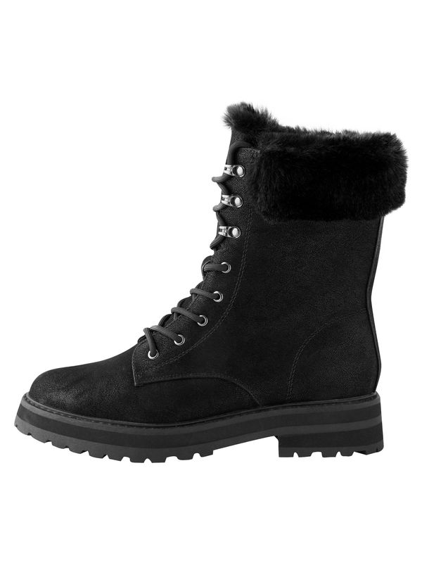 Next Next Čizme sa vezicama 'Forever Comfort®'  crna