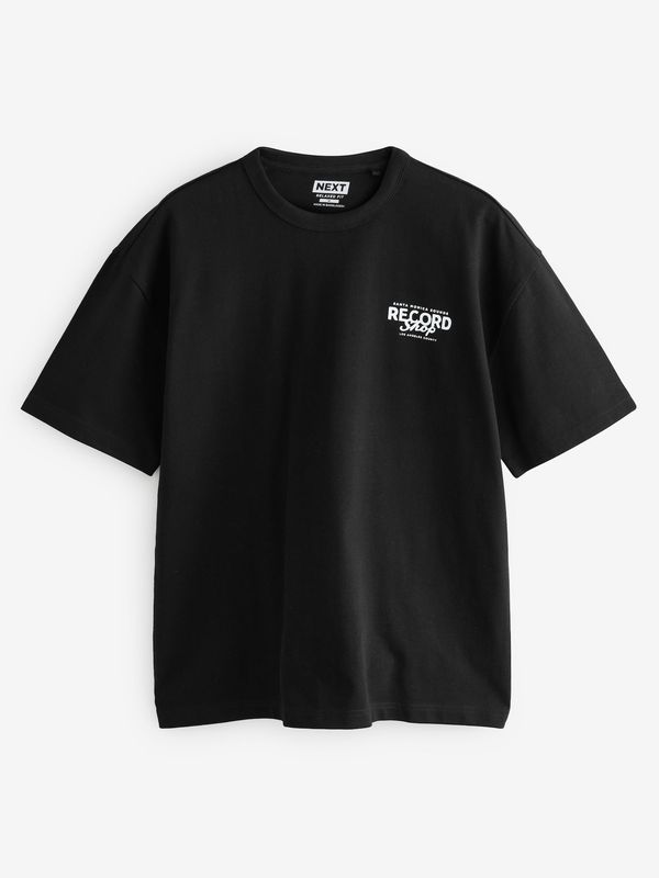 Next Next Majica  crna / bijela