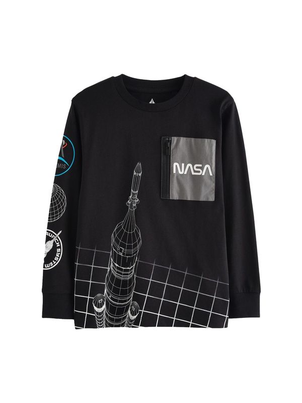 Next Next Majica  plava / siva / crna / bijela