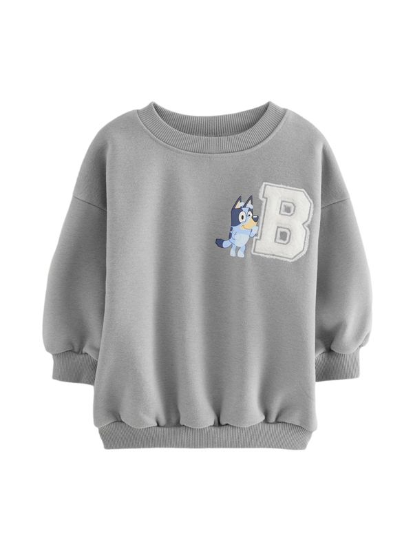 Next Next Sweater majica 'Bluey'  svijetloplava / tamno plava / žuta / siva / bijela